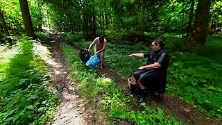 Dominatrix Mistress April Leads Intense Bondage Cane Train on Day 3