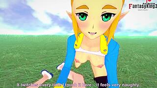 Blonde rescues Zelda and fucks in pov