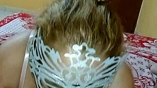 Anpaulg, the sexy milf, gives a detailed blowjob while moaning loudly throughout the session.