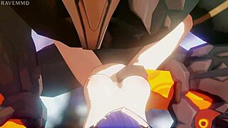 raiden faces more monster trouble in this anime hentai adventure