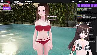 Dive into this hot tub simulator with sexy bikini babes showing off big tits and ass.