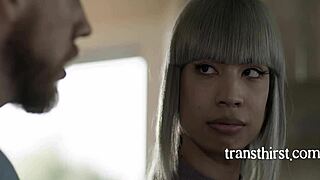 best friends now ex trans girlfriend steve ricks fucks itzel saenz in passionate anal assfucking.