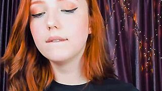 amazing redhead chats online in costume