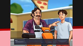 summertime saga ep 32, 'kiss me' scene