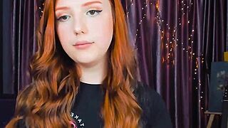 amazing redhead chats online in costume