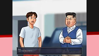 summertime saga ep 32, 'kiss me' scene