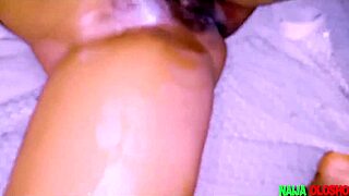 getting myself oiled up for a hot sex with girlfriend