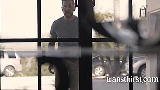 best friends now ex trans girlfriend steve ricks fucks itzel saenz in passionate anal assfucking.