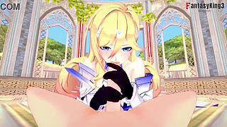 Bianka Ataegina Durandal Slams Hard in Honkai Impact Blowjob Scene