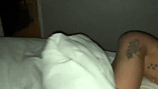 Amateur couple enjoys rough anal sex with creampie