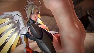 Mercy's Big Tits Compilation: Teasing in Overwatch Hentai Scenes?