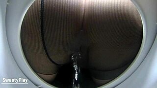 Milf Pees In Pantyhose On Hidden Cam