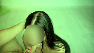 sexy girlfriend sucking dick well pov facefuck