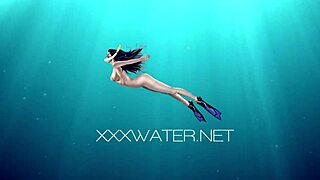 Perfect brunette babe katya nakolkina underwater