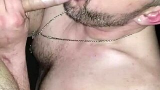 zach and i share a gay blowjob with his monster cock