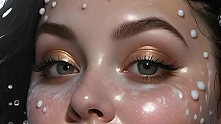 The art of face painting with 100 ai facials in anime