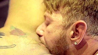 blonde calls doorman for some fun