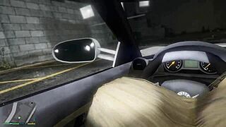 Yo, picking up a hooker in GTA 5 first-person mode is wild! 😜