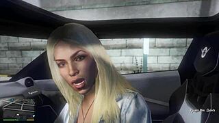 Yo, picking up a hooker in GTA 5 first-person mode is wild! 😜