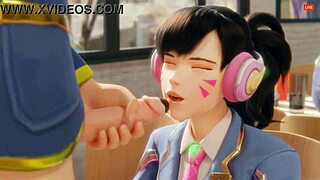overwatch characters engage in hentai anime adventures with intense scenes