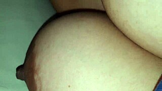 I'm squeezing my step nipples while s