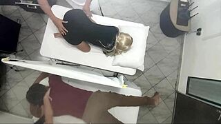 Beautiful Wife Feels Manipulated During Erotic Massage Next To Husband