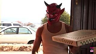 two girls enjoy deep throat and foursome