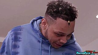 Ava Stone Sucks Two Big Black Dicks!