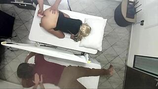 Beautiful Wife Feels Manipulated During Erotic Massage Next To Husband