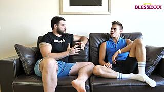 Teaching My Stepbrother Some Sex Tricks - Magic Javi & Oliver Hunt