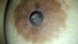 I'm squeezing my step nipples while s