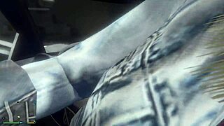 Yo, picking up a hooker in GTA 5 first-person mode is wild! 😜