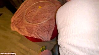 stepmom gives stepson first public bathroom fuck - ass pov car cum in mouth outdoor facial caught