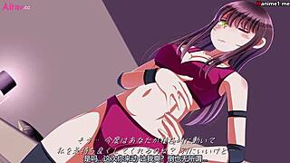 Female Wrestler Wife Gets Naughty in Anime!