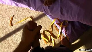 Busty Babe Instructs Intense Handjob For Massive Cumshot