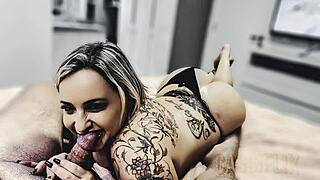 Do you like watching my pussy while I suck a hard cock?