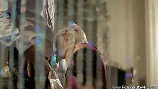 feeling excited during secret blowjob with cute german blonde