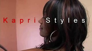 Kapri Styles Loves Getting Filled with Cream in Anal Threesome