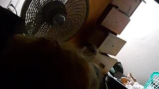 Sexy blonde surf chick subtly suggests deepthroat blowjob on monster cock.