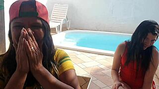 Mais Um Dia De Grava��o Na Casa Da Paty Bumbum Com A Gostosa Branca De Neve Atriz