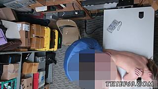 Blonde teen couple in police uniforms fucks interracial gang hardcore