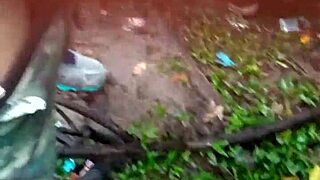 Gay machos bent over in doggystyle orgy in the forest