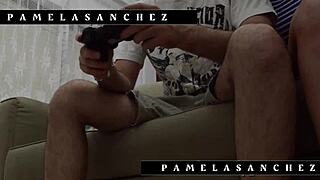 follandome dentro de mi coño muy hardcore para mas videos en pamelasanchez eu, blowjob ass tongue glasses