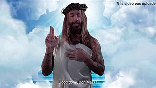 Latina Noa Tevez licks and swallows monster cock