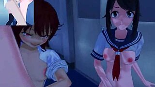 Anime futanari gets pounded in pov anal