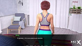 cock stood up while posing in dusklightmanor episode 1 scene 22