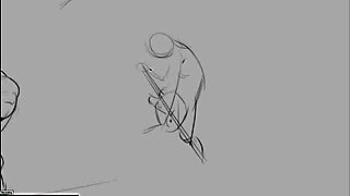 2022-06-23 timelapse of cartoon anime hentai!