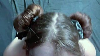 Pov yur goth girlfriend sux cock n gets facial