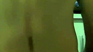 On all fours giving in the kitchen at the married man's house