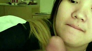 My asian GF SUCKING my DICK so GOOD!